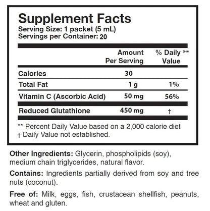 TRI-FORTIFY® LIPOSOMAL GLUTATHIONE TRAVEL PACKETS